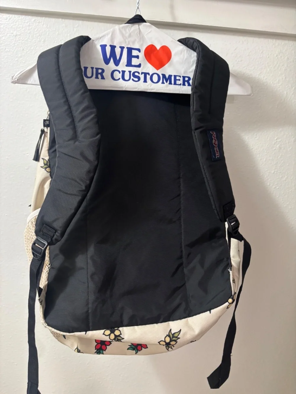 Jansport 18” Tattoo Blossom Laptop Sleeve Backpack Large Student Bookbag